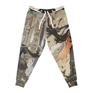 Sosuko Aizen Beach Joggers Grunge Anime Streetwear Hose I All Over Print Unisex Joggers für Männer & Frauen I Otaku Gym Wear