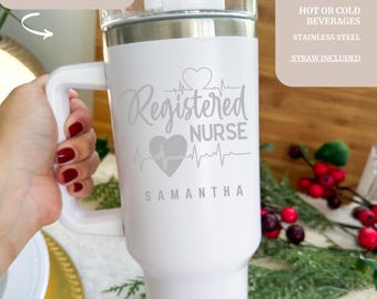 Gift for Nurse, Nurse Tumbler, Medical School Gift, Nurse Appreciation, Laser engraved Tumbler, Nursing student Gifts, Custom Tumbler