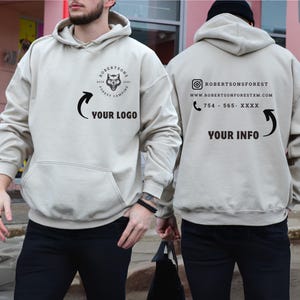 Custom Logo Hoodie, Business logo Hoodie, Business logo Gifts, Company Logos, Brand logo custom, Hoodie men, woman hoodie, Employee Gifts