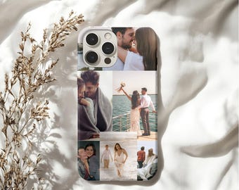 Personalized picture collage phone case, Iphone samsung case, Gift for couple, Anniversary Gift, Birthday Gift, Gift for him her