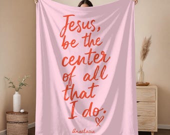 Christliche Geschenke, religiöses Weihnachtsgeschenk, Glaubensgeschenke, Trauergeschenk, personalisierte Decken, Trostdecke für sie, Geburtstagsgeschenk