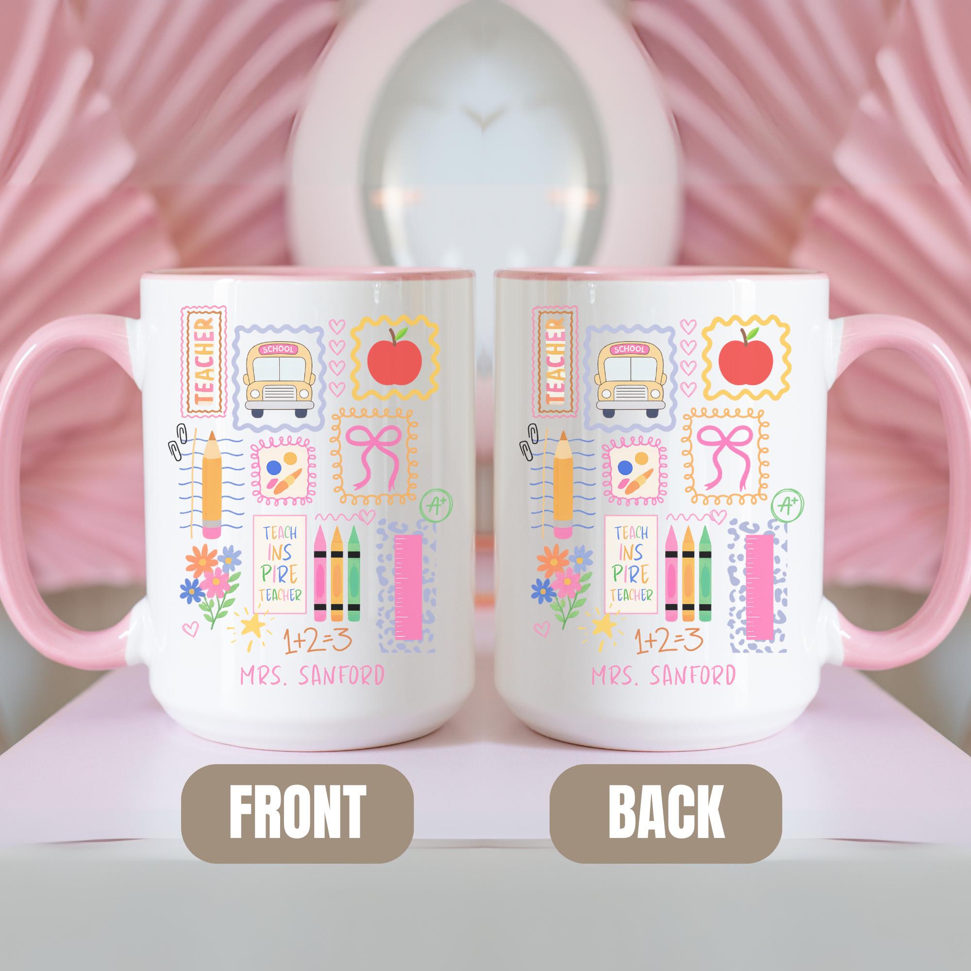 Personalized Mug for Teacher, Teacher Appreciation Gift, Back to School ...