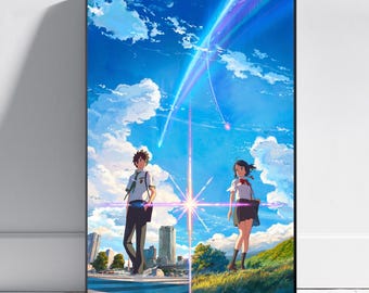 Your Name Poster | Kimi no Na wa Wall Art | Movie Poster | Canvas Print