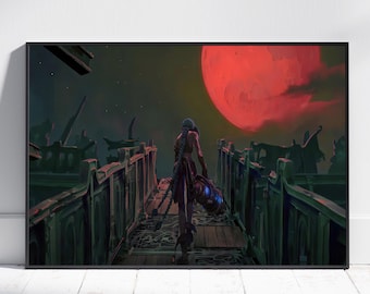 Arcane Poster | Jinx Wall Art | Gaming Room Decor | Canvas Print