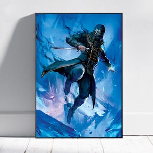 Dishonored Poster Poster, Emily Kaldwin Wall Art, Video Game Poster, Gaming Room Decor, Canvas Print #2