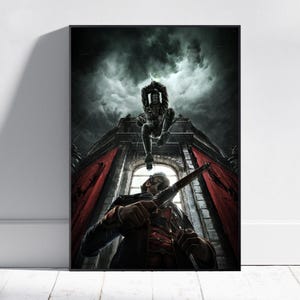 Dishonored Poster Poster, Emily Kaldwin Wall Art, Video Game Poster, Gaming Room Decor, Canvas Print #4