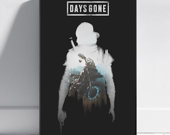 Days Gone Poster | Deacon St. John Wall Art | Gaming Room Decor | Canvas Print