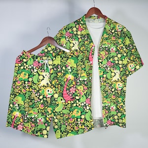 bulbasaur dress shirt Pokemon Shirts | Pokemon Navy Short Sleeve Button-Up With Mint Green Pokemon Print | Color: Blue/Green | Size: S