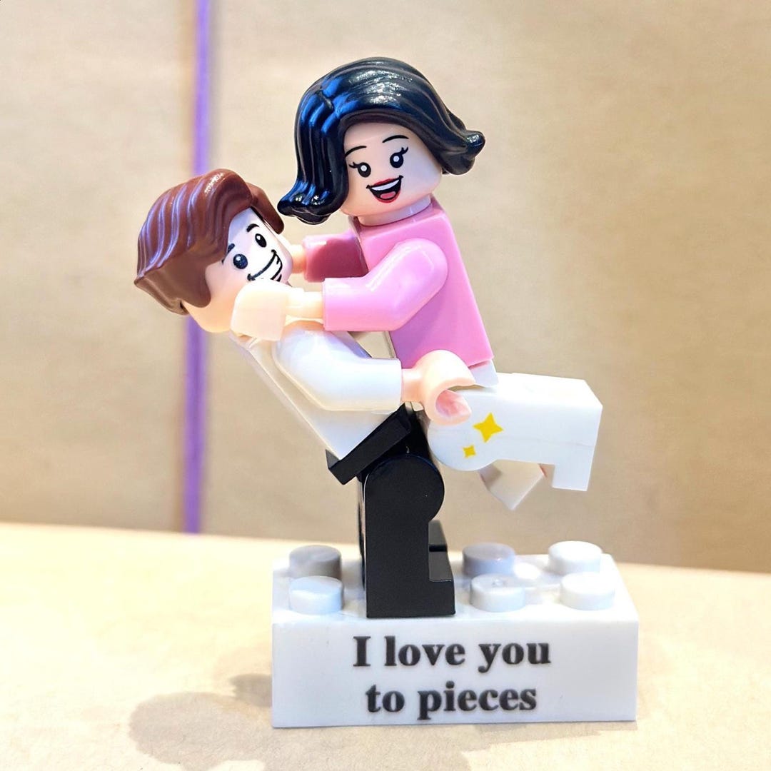 Customized Couple Hug Building Blocks,personalized Building Block Gifts ...