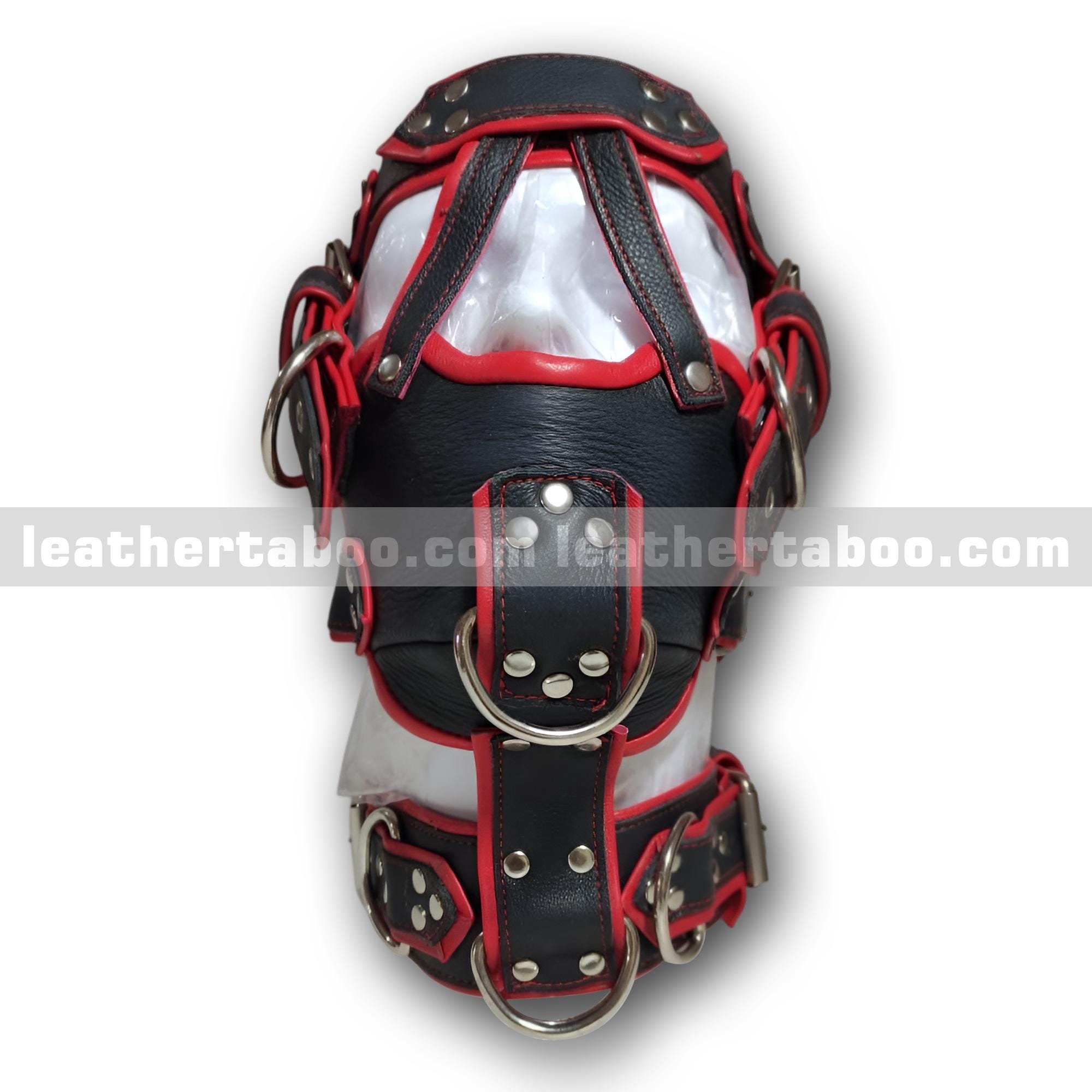 Coheed Mask Cowhide Leather Hood Mask: Adjustable Buckles, D-rings - Cosplay ...