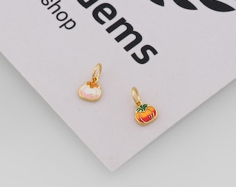 24k Gold Filled Persimmon Pendant,Persimmon Charm,DIY Jewelry Accessories