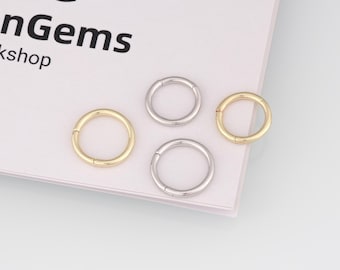 18 kt gold filled ronde karabijnsluiting,gouden veersluiting,drukpoortsluiting,doe-het-zelf sieradenaccessoires