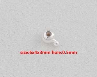 Zilveren schuifkralen, schuifkralen met siliconen, DIY-sieradenaccessoires