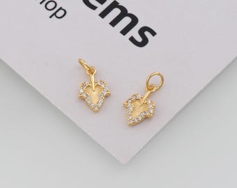 24k Gold Filled Maple Leaf Pendant,Maple Leaf Charm,DIY Jewelry Accessories