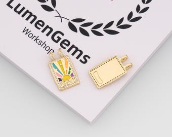 18k Gold Filled Good Luck Pendant,Good Luck Charm,DIY Jewelry Accessories