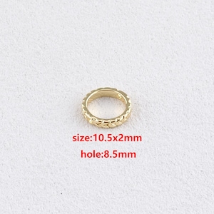18K Gold Filled Circle Bead Frame,Round Bead Frame,DIY Jewelry Accessories