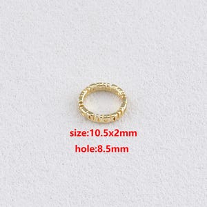 18K Gold Filled Circle Bead Frame,Round Bead Frame,DIY Jewelry Accessories