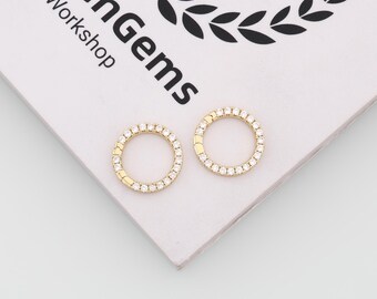 18 kt gold filled ronde karabijnsluiting,gouden veersluiting,drukpoortsluiting,doe-het-zelf sieradenaccessoires