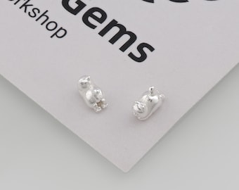 Cuentas de gato plateadas, cuentas espaciadoras de gato, accesorios para joyería DIY