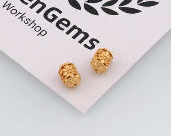 24K Gold Filled Flower Spacer Beads, Flower Bead,DIY Jewelry Accessories