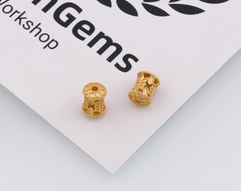 24K Gold Filled Flower Spacer Beads, Flower Bead,DIY Jewelry Accessories
