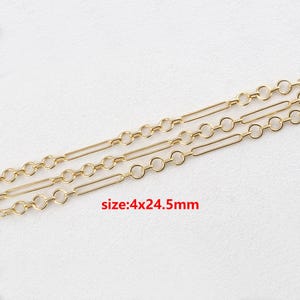 18k Gold Filled Round Chain,Round Link Chain,DIY Jewelry Accessories