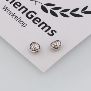 Ancient Silver Turtle Beads,Turtle Shell Beads,DIY Jewelry Accessories