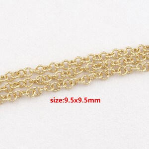 18k Gold Filled Round Chain,Round Link Chain,DIY Jewelry Accessories