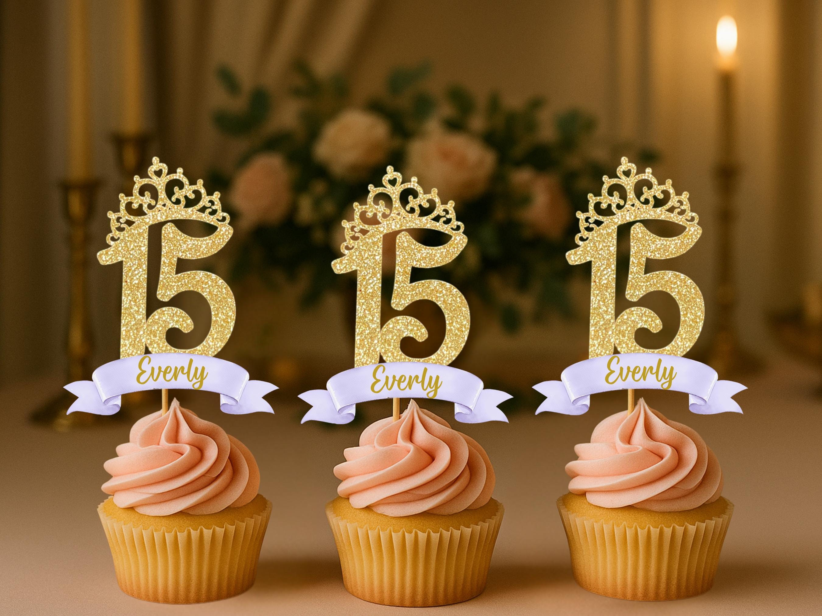 Cakeshop Topper Per Torta Con Glitter Per 12° Compleanno, Per 12° Compleanno, Decorazione Per - Foto 10