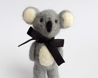 Vilt Koala Bear Broche