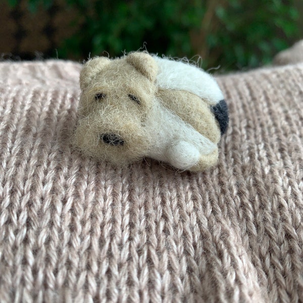 Broche pour chien Fox Terrier, cadeau pour les amoureux des animaux de compagnie