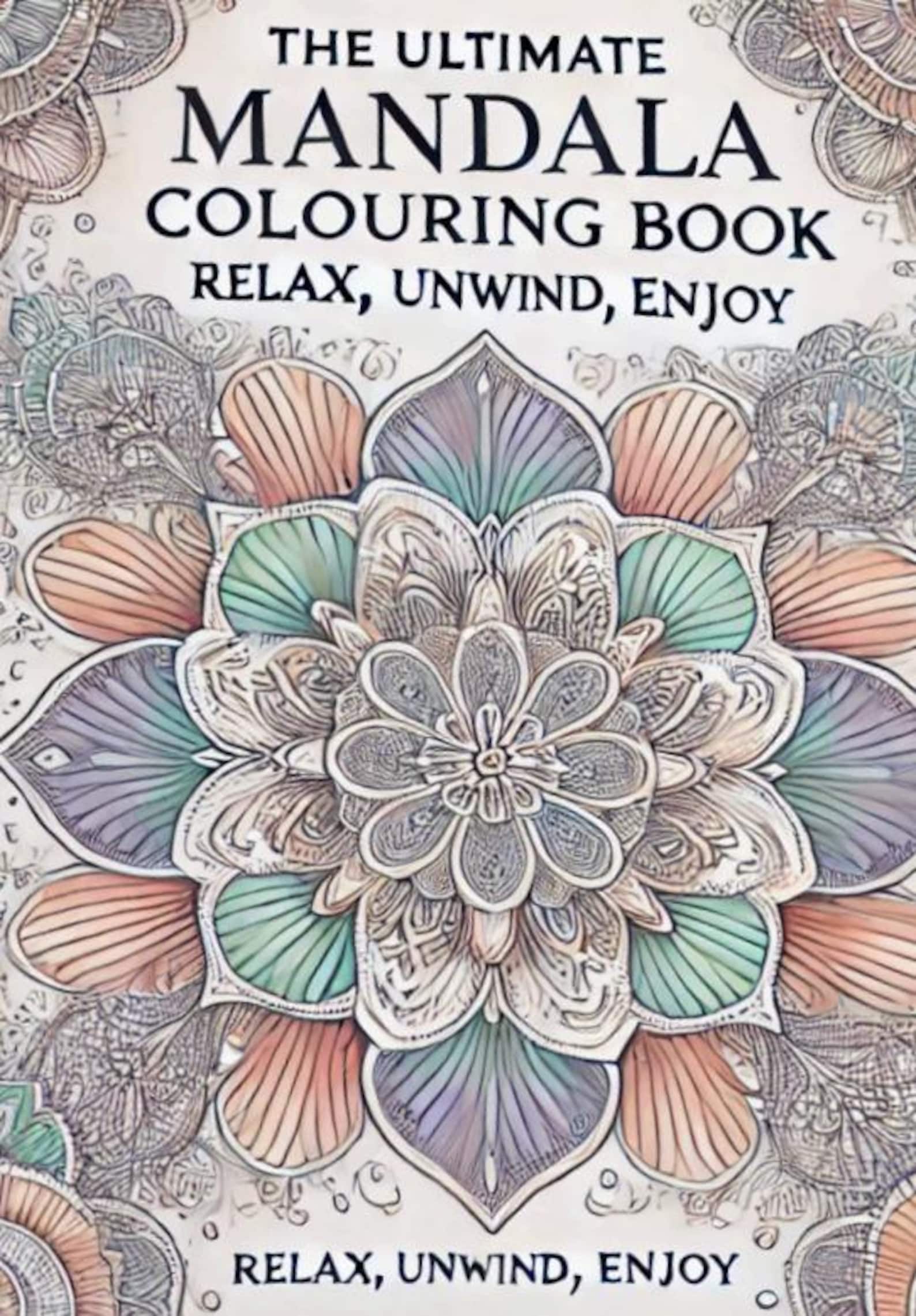 Mandala Colouring Book Printable | 32 Relaxing Pages for Adults ...