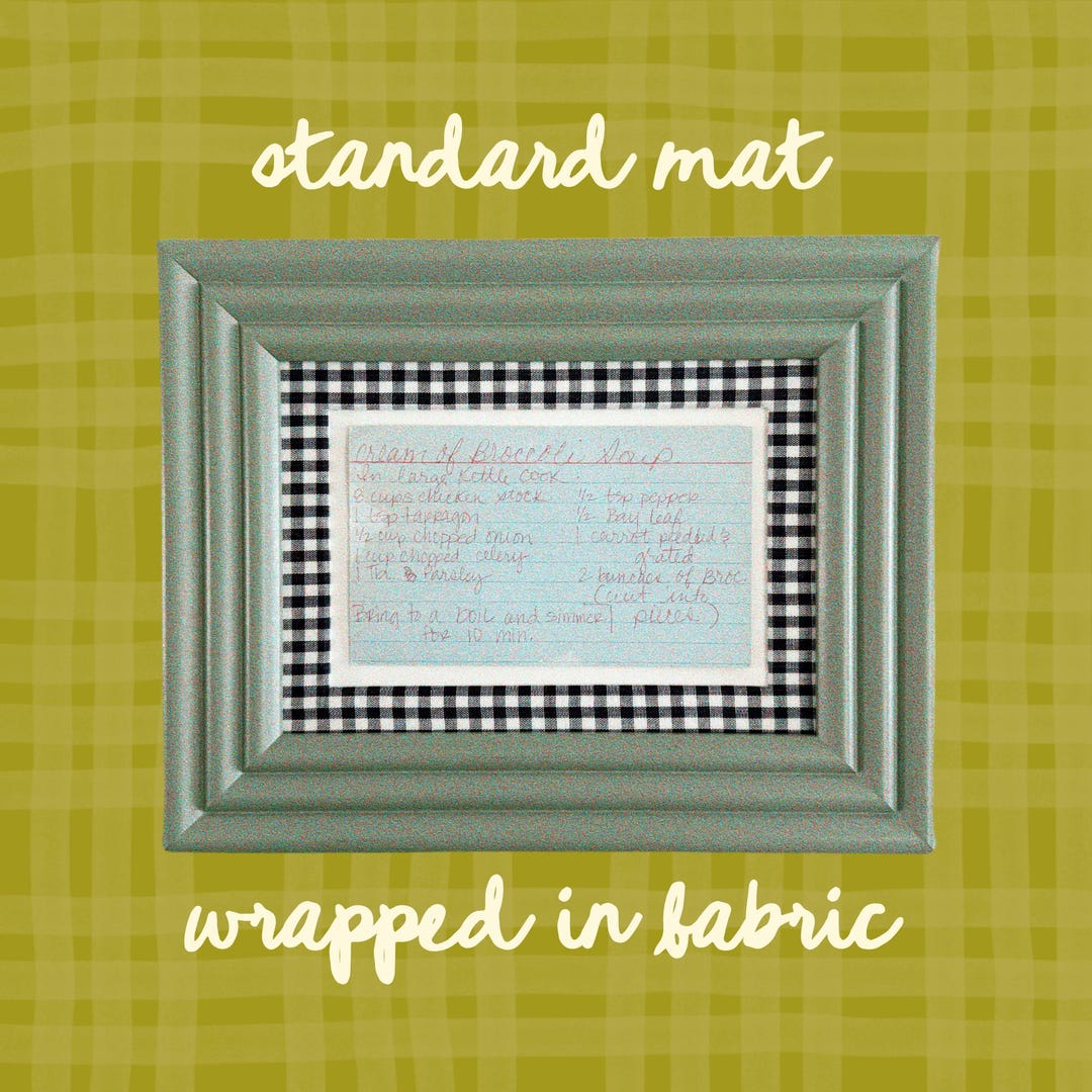 Mat Wrapping Standard Mat Wrapped in Fabric - Handmade!! - Etsy