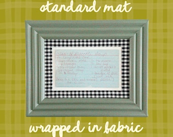Standard Mat Wrapped in Fabric - Handmade!!