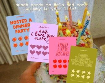PUNCH CARDS - ways to make your life more whimsy!! - Digital Download!