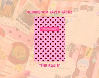 The Rosie Paper Pack | Junk Journaling and Scrapbooking Paper