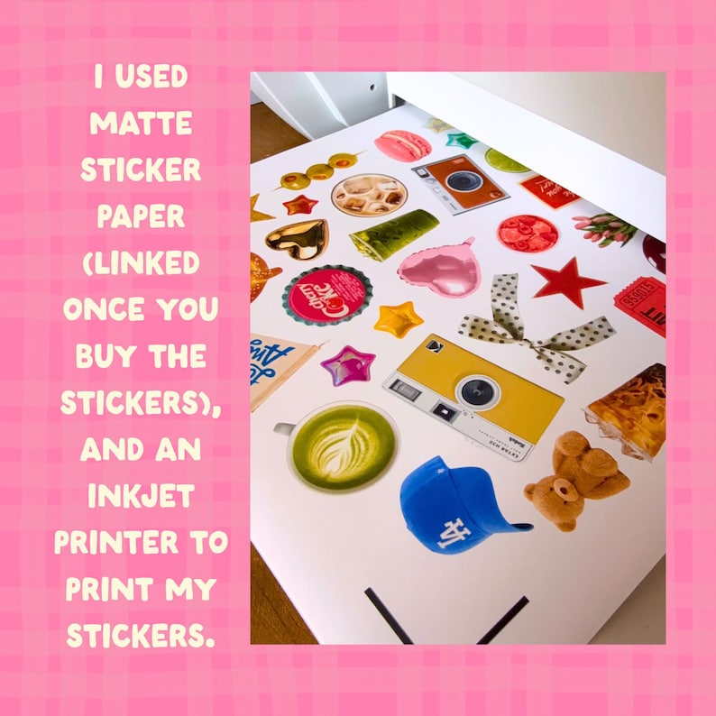 Printable Sticker Sheet – 45 Stickers | Print & Cut at Home | Cricut ...