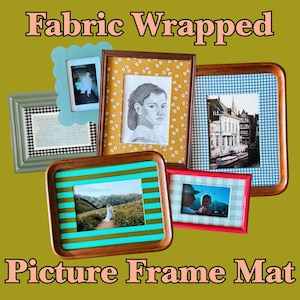 Standard Mat Wrapped in Fabric!