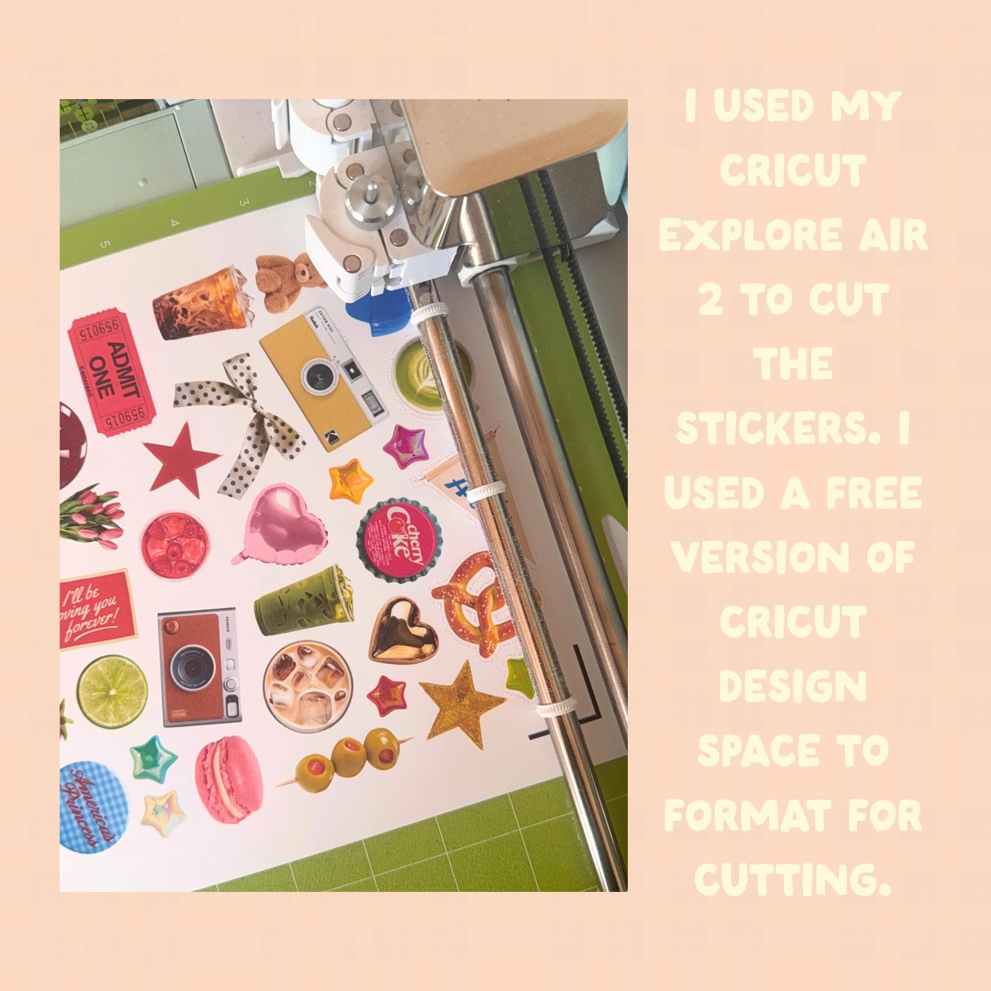 Printable Sticker Sheet – 45 Stickers | Print & Cut at Home | Cricut ...