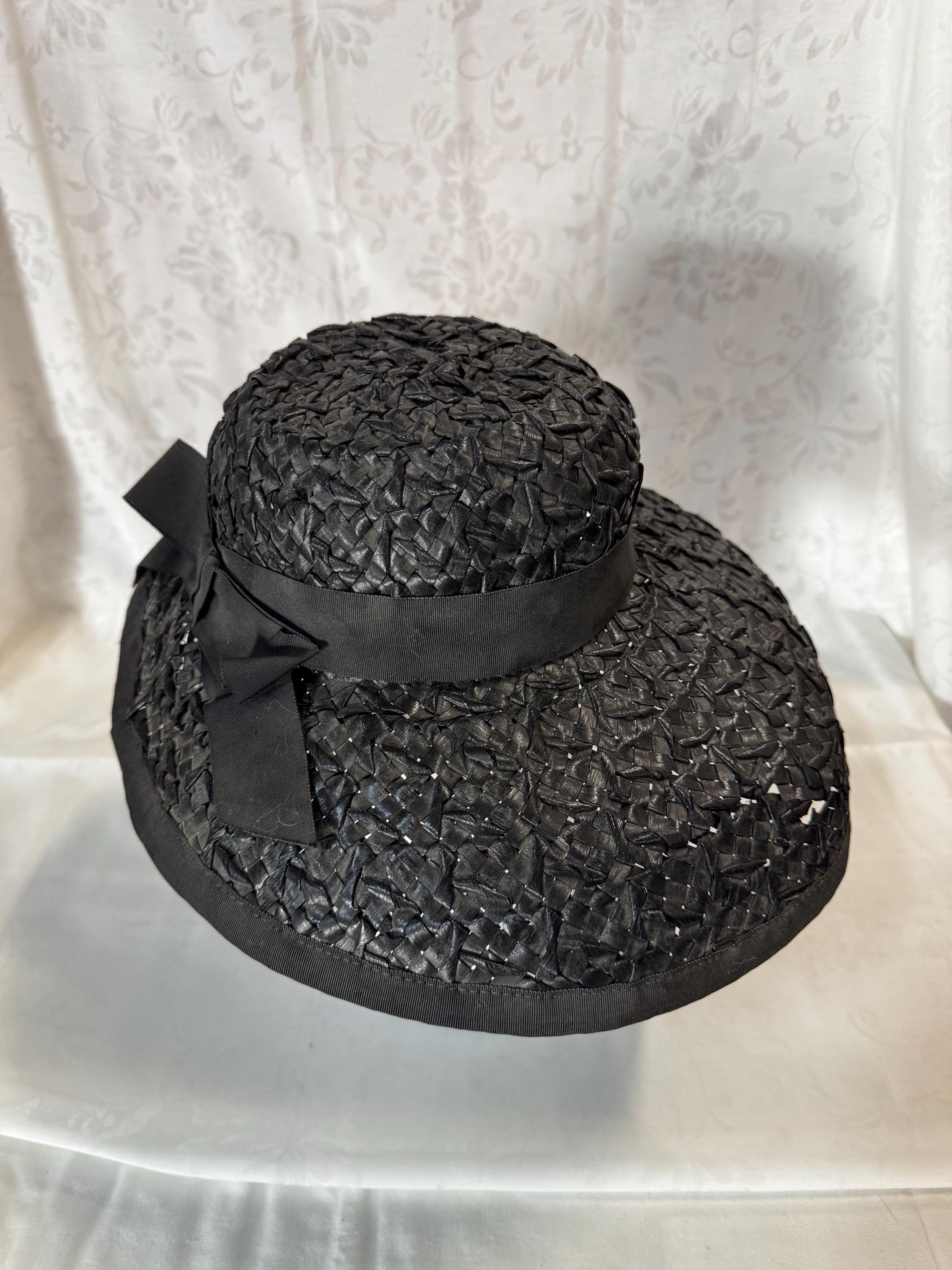 Vintage Gage Brother Black Velvet Juliette Hat display picture 1