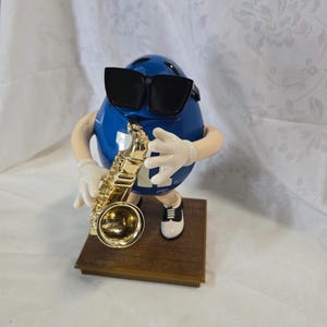 M&M&#39;s Blue Collectable Limited Edition Candy Dispenser