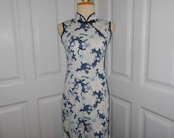 mandalay embroidered cheongsam dress
