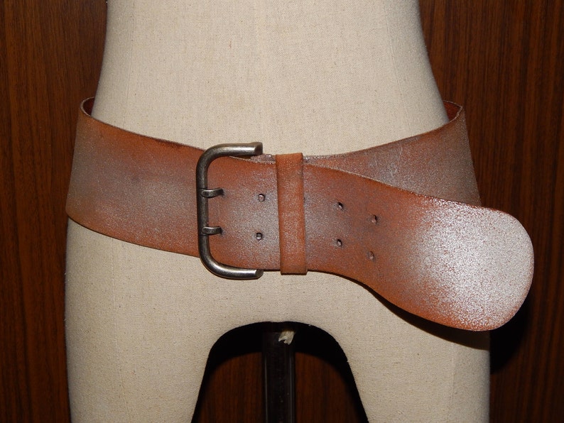 armani exchange leather belt