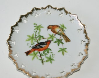 Vintage BODIL Hand Painted Wall Decorative Plate 7 Inch