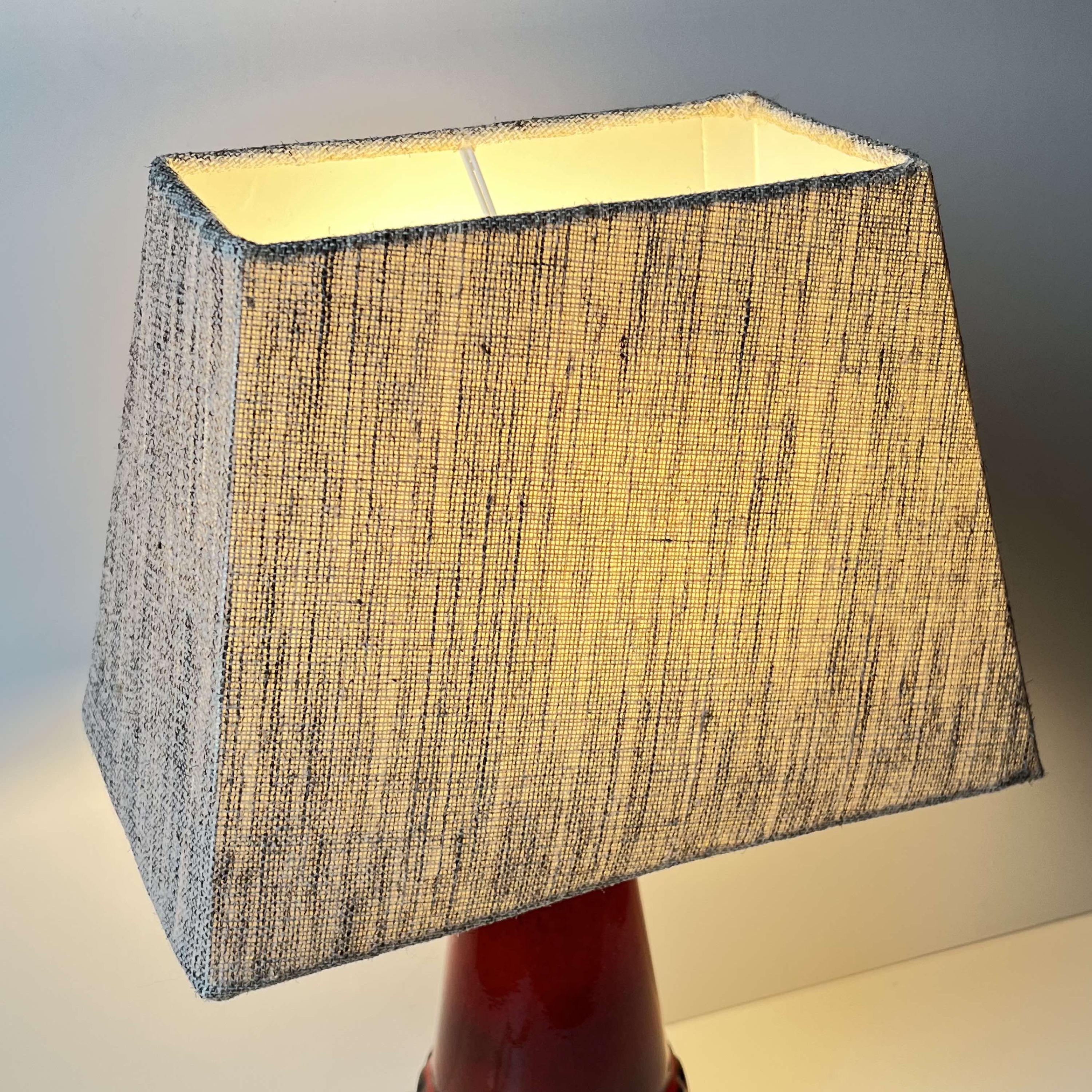 SKLUM Lampenschirm Aus Jute Und Baumwolle Olinda Schwarz 20 Cm