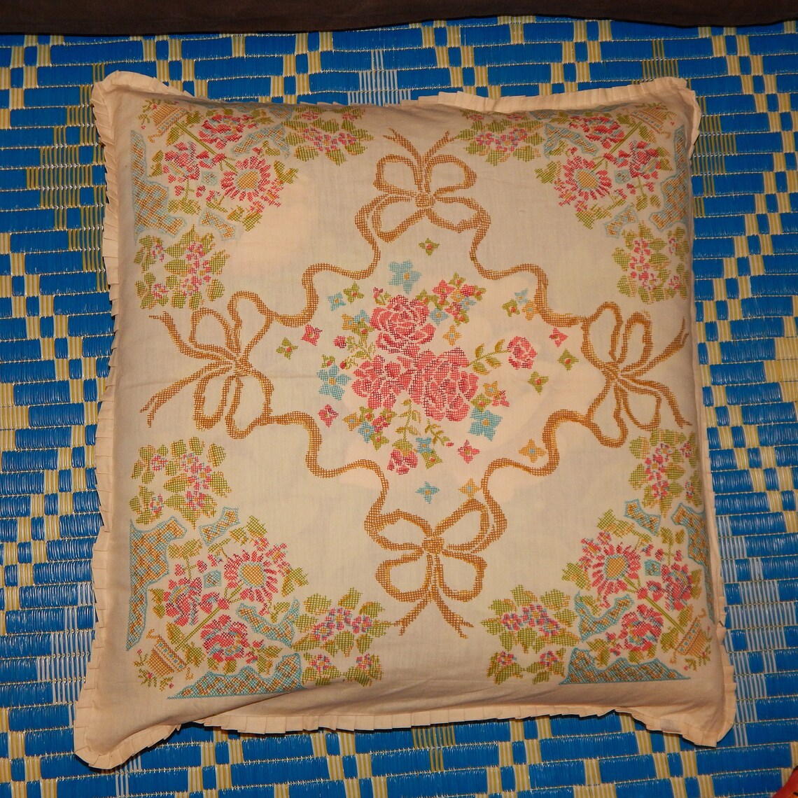 Zabuton Meisen Japanese Traditional Floor Cushion Cover Etsy