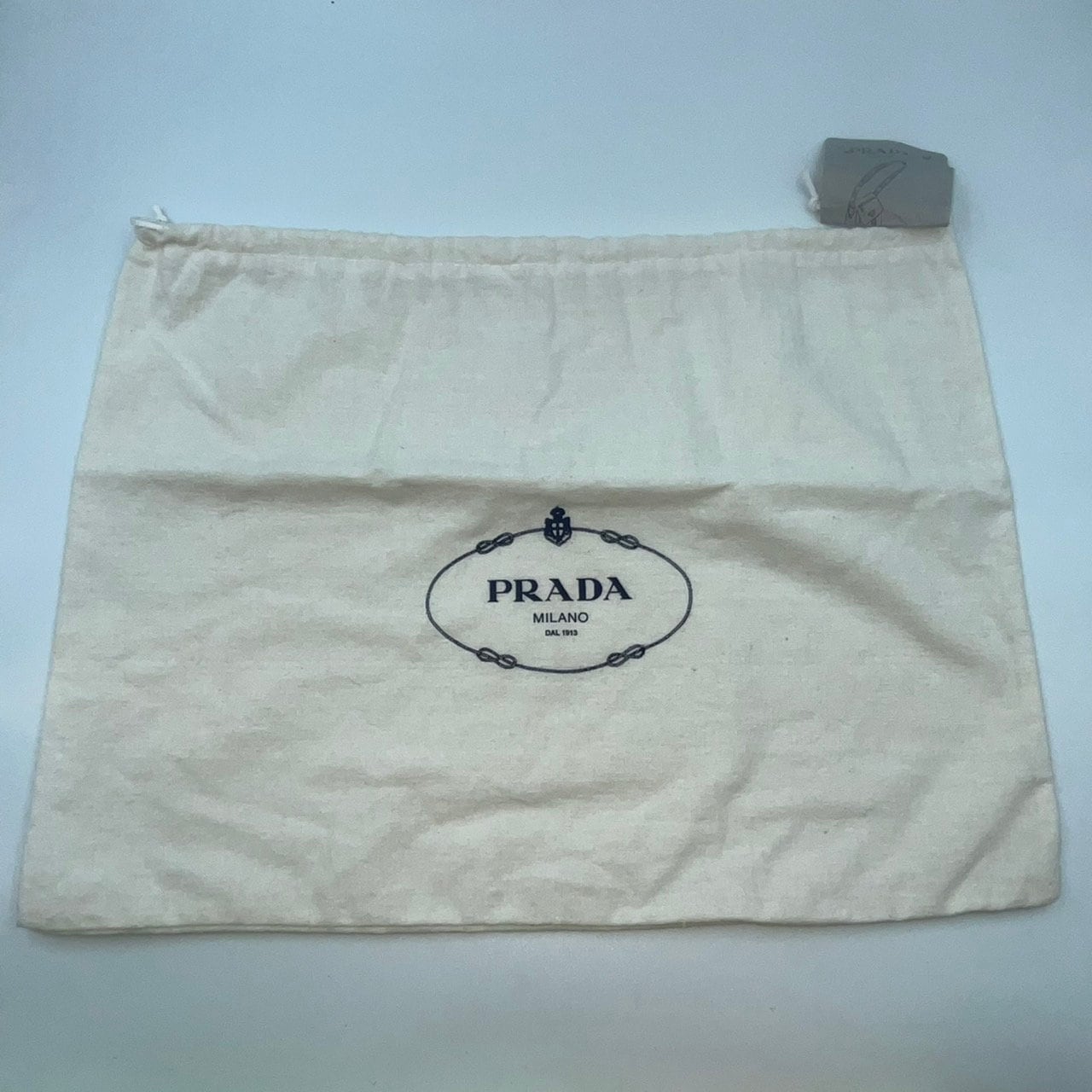 Authentic PRADA Drawstring Pouch Dust Bag 