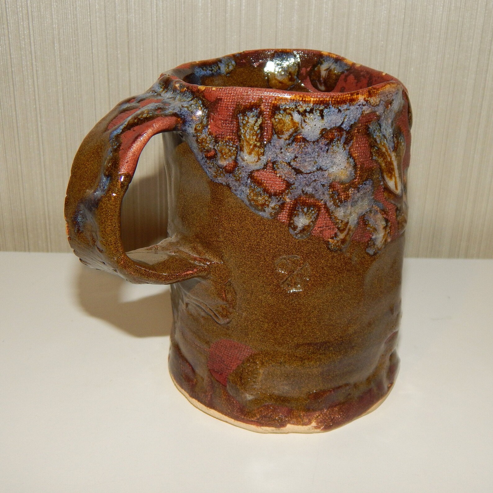 Unique Japanese Handmade Ceramic Stoneware Rustic Style Mug Etsy