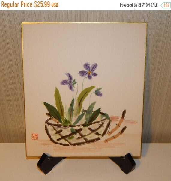 Home & Living Home Décor Wall Décor Large #7 Japanese Chigiri-e Torn ...