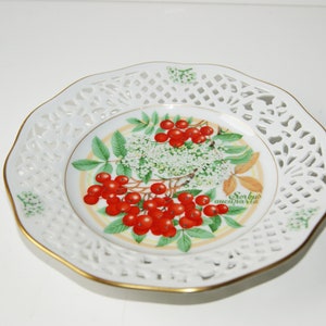 Vintage SCHUMANN ARZBERG Germany Traditional Porcelain Plate 7 1/2 inch Wall Art Decor